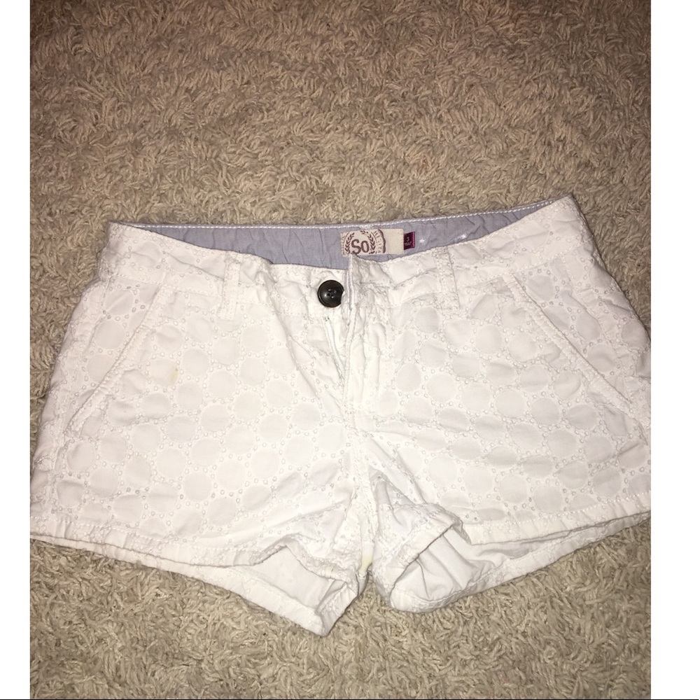 White shorts